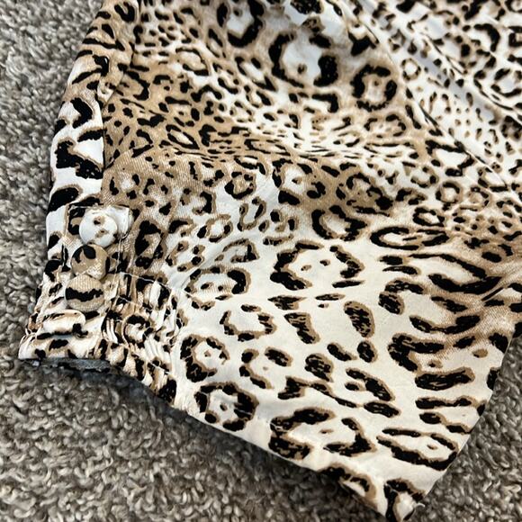 EUC FAITHFULL THE BRAND Marie Louise Midi Dress Mila Animal Print Womens Size 6 - Picture 8 of 16